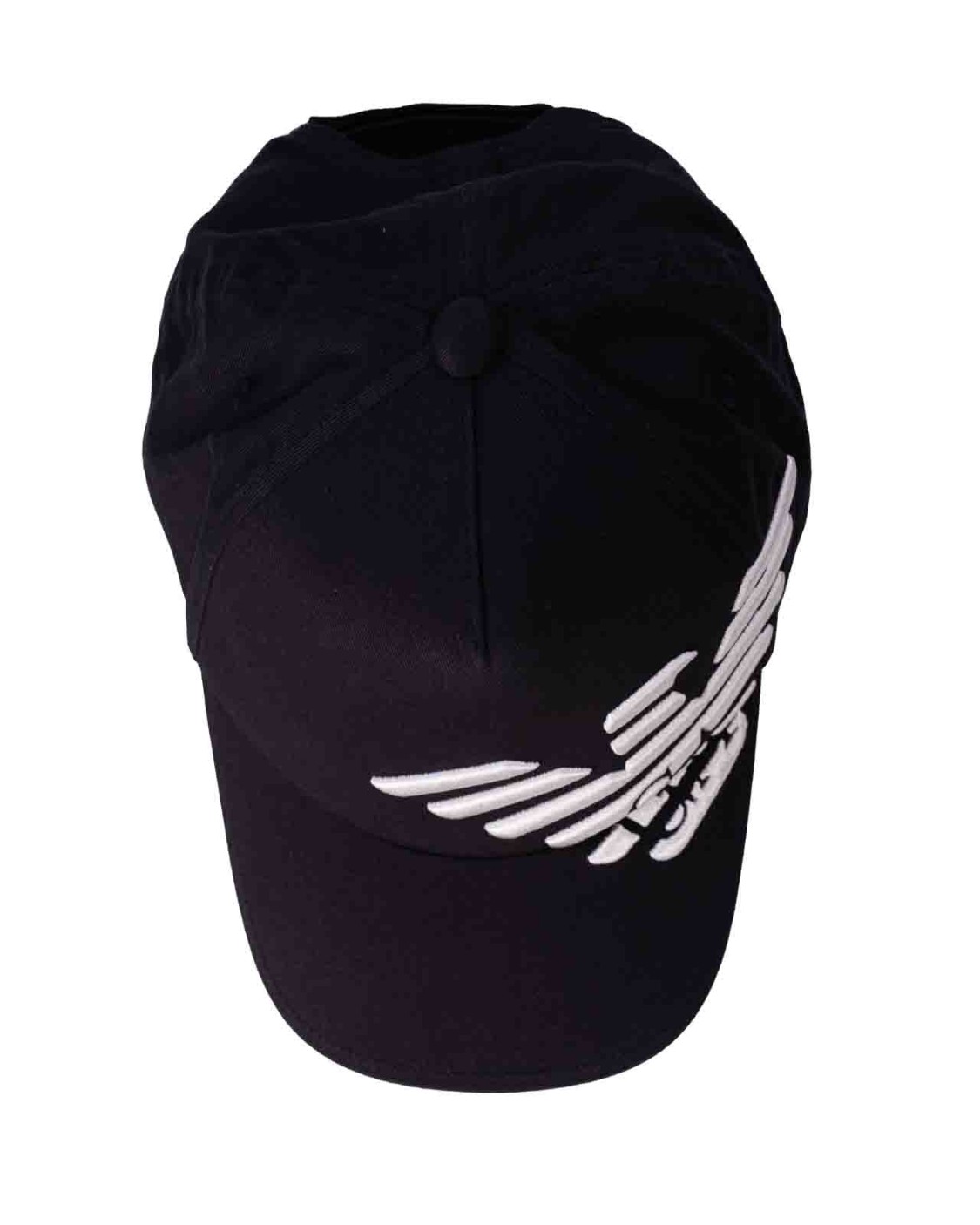 shop EMPORIO ARMANI  Cappello: Emporio Armani cappello baseball beachwear con ricamo aquila a rilievo.
Colore: blu.
Cotone.
Ricamo logo.
Visiera rigida.
Composizione: 100% cotone.
Made in China.. 627470 4R583-0035 number 7162439